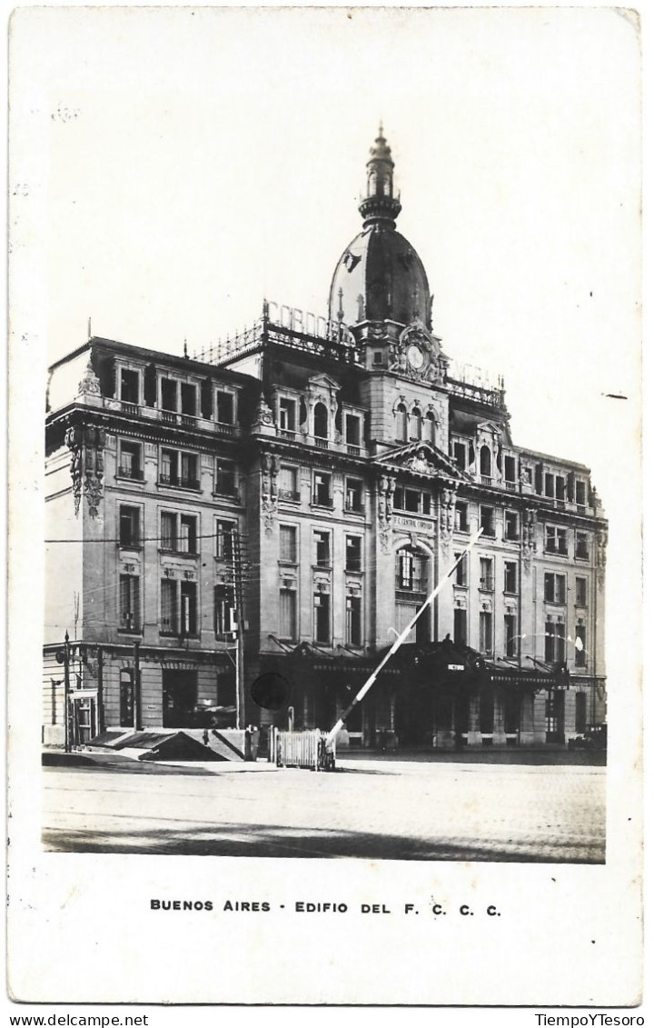 Postcard - Argentina, Buenos Aires, F.C.C.C. Building, N°591 - Argentine