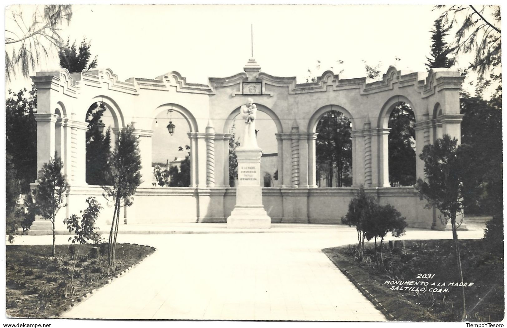 Postcard - Mexico, Coahuil, Mother Saltillo Monument, N°593 - Mexico