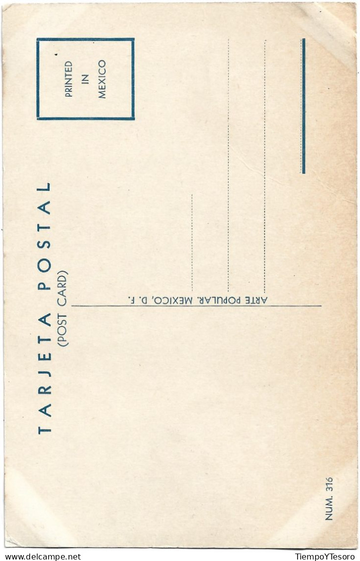 Postcard - Mexico, D.F., Tambores, N°595 - Mexico
