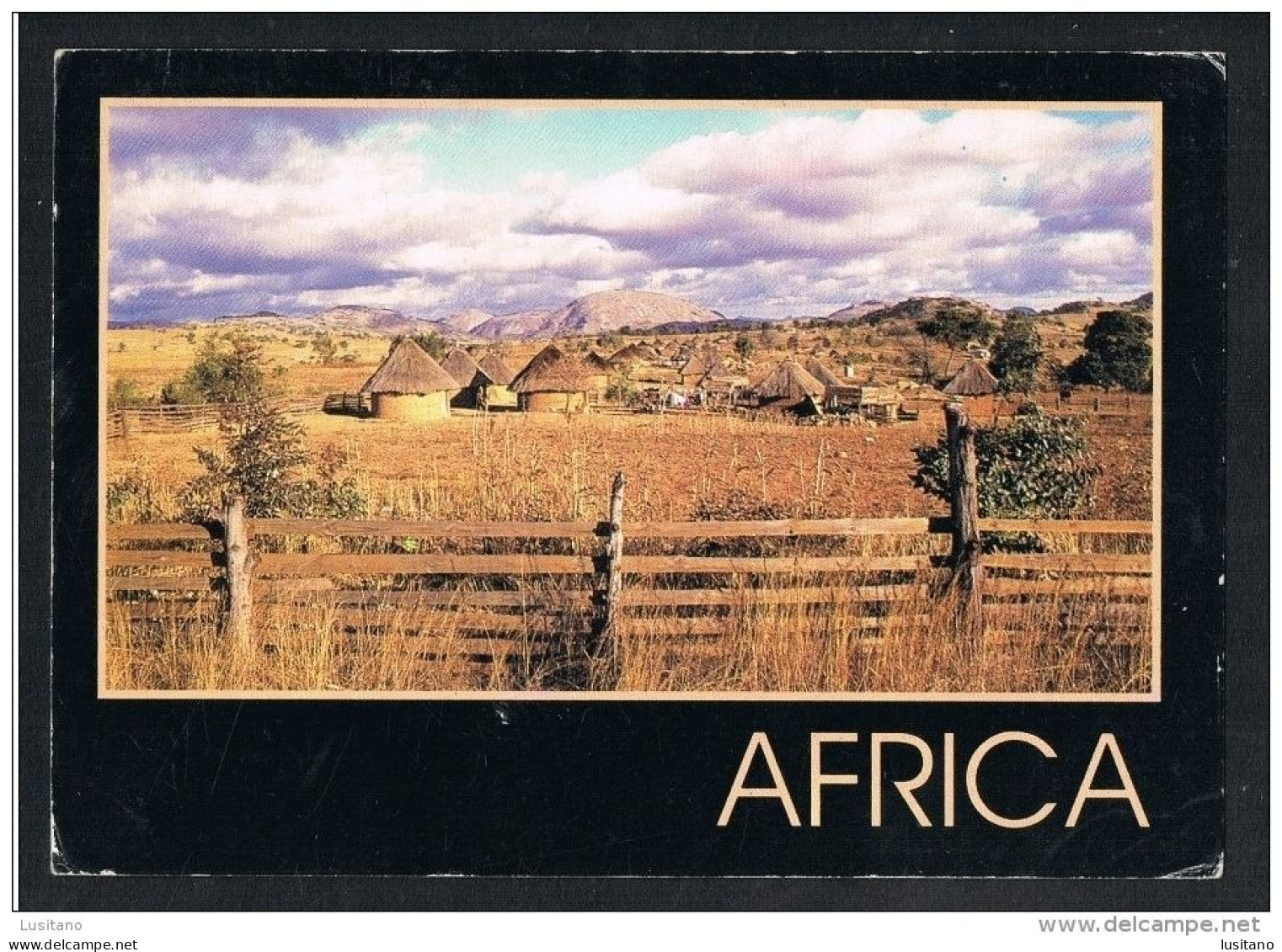 ZIMBABWE - RURAL VILLAGE - NICE USED STAMP TIMBRES 1994 ( 2 SCANS ) - Simbabwe