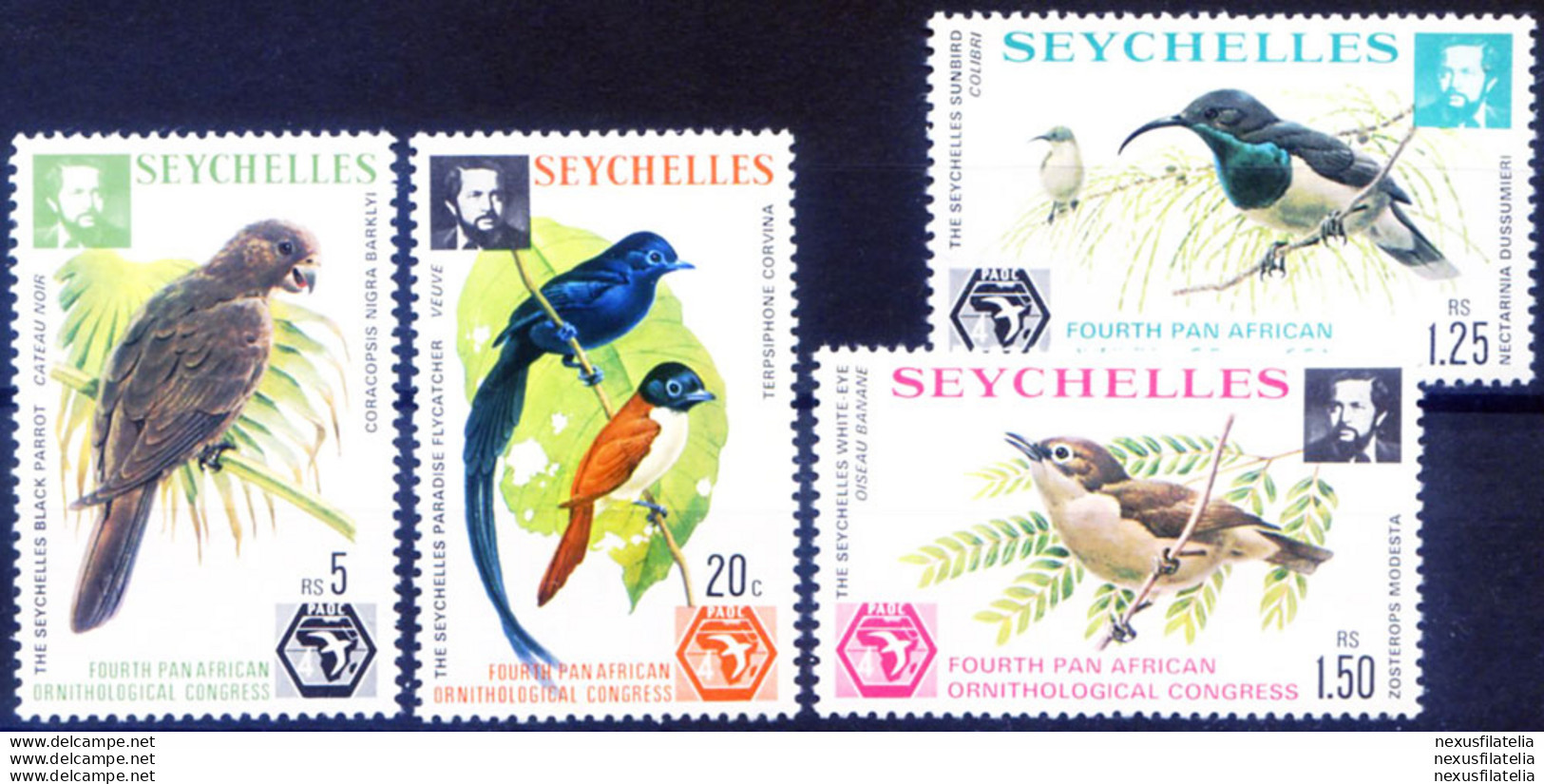 Fauna. Uccelli 1976. - Seychelles (1976-...)
