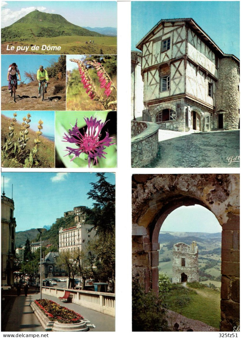 63 / PUY DE DÔME / Lot De 825 C.P.M. écrites - 500 Postkaarten Min.
