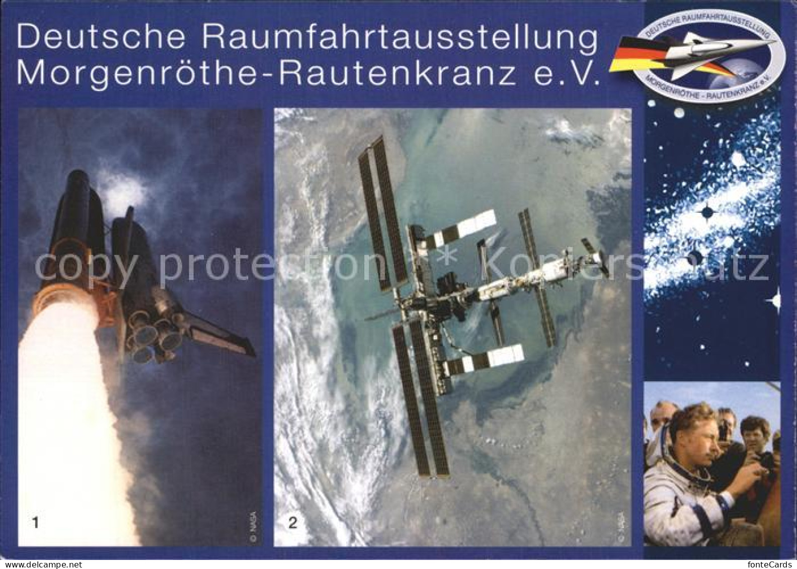 72384973 Raumfahrt Deutsche Raumfahrtausstellung Morgenroethe-Rautenkranz E.V. F - Espace