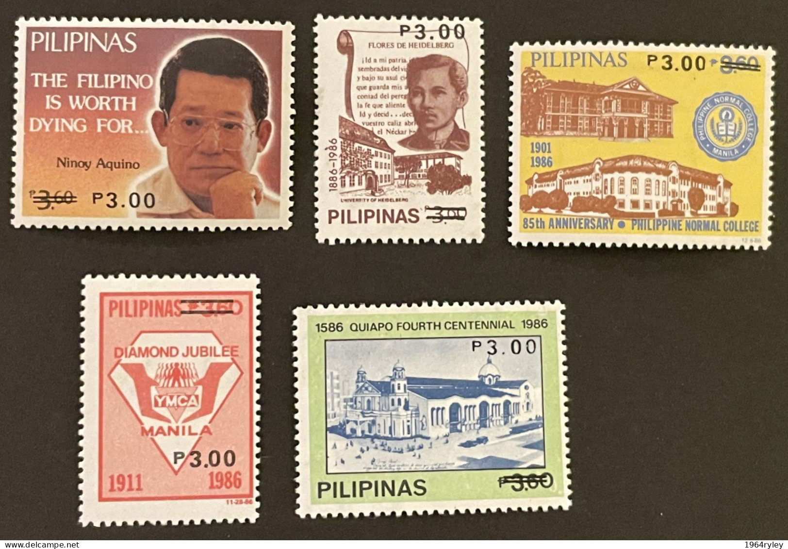 PHILIPPINES - MNH** - 1988 - # 1913/1917 - Filipinas