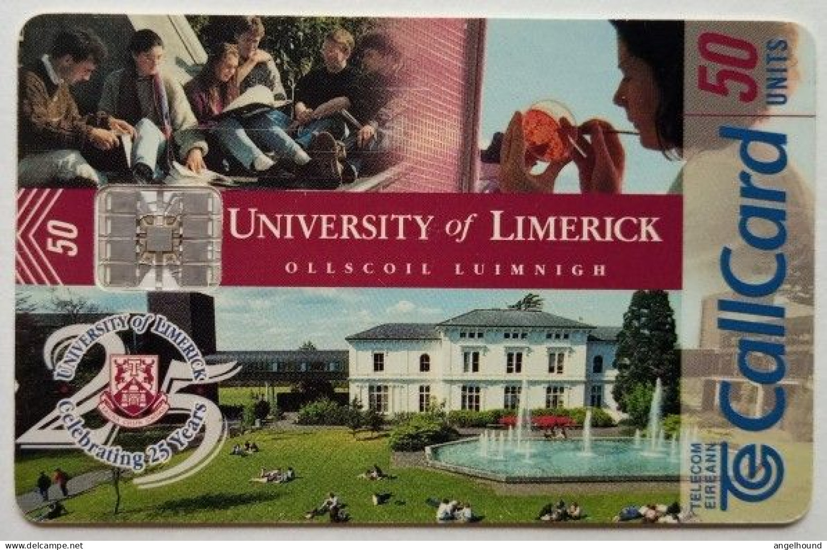 Ireland 50 Units Chip Card - University Of Limerick - Ireland