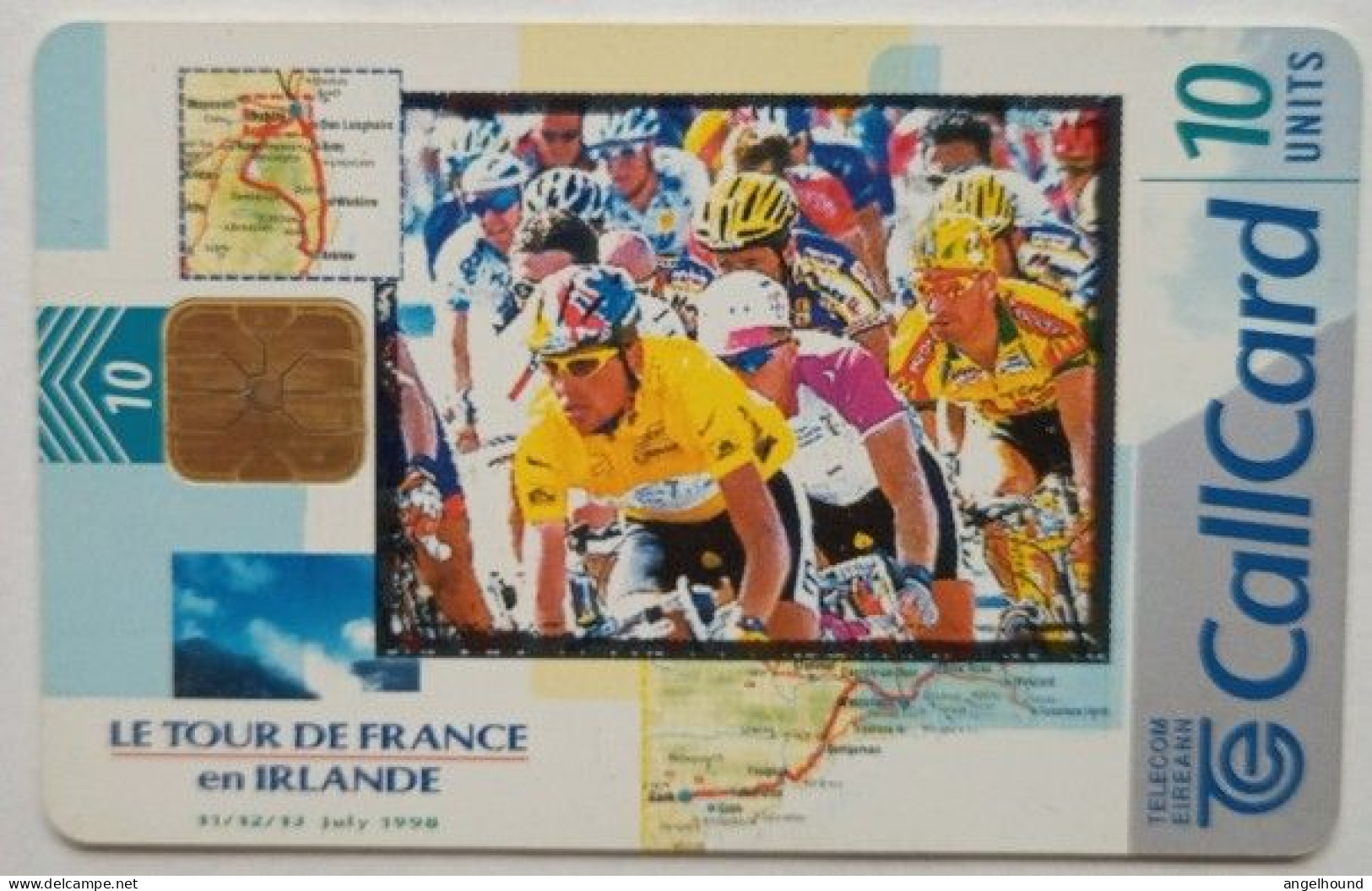 Ireland 10 Units Chip Card - Le Tour De France En Ireland - Ierland