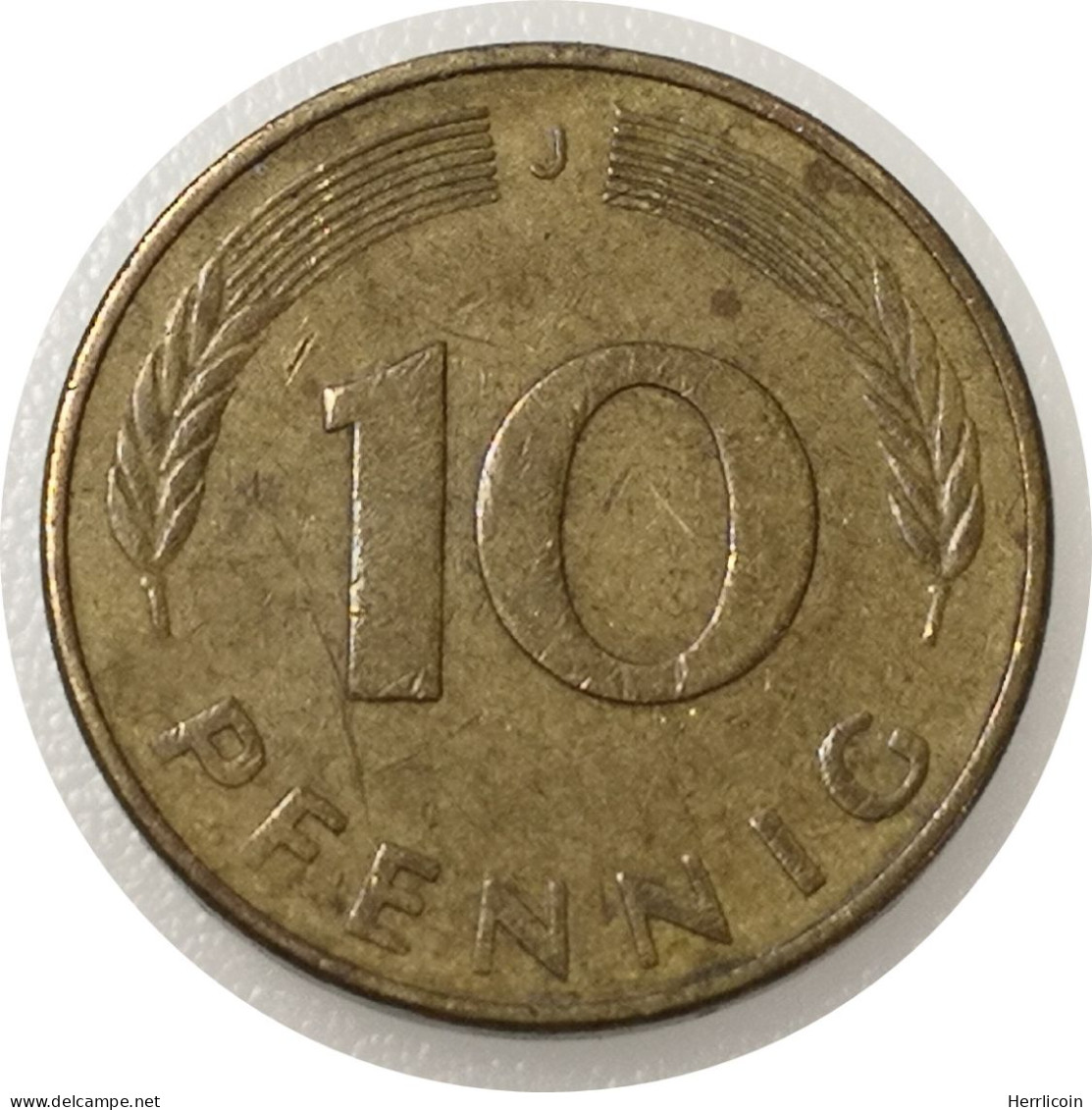 Monnaie Allemagne - 1979 J - 10 Pfennig - 10 Pfennig