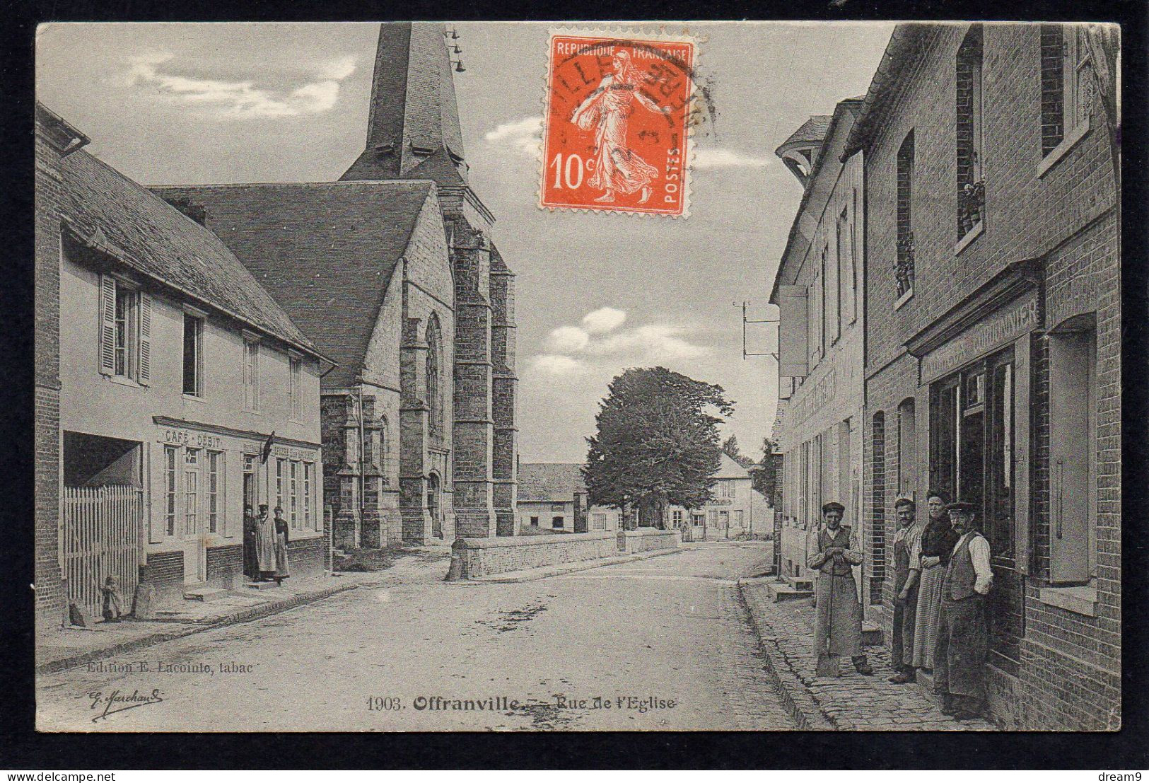 76 OFFRANVILLE - Rue De L'Eglise - Offranville