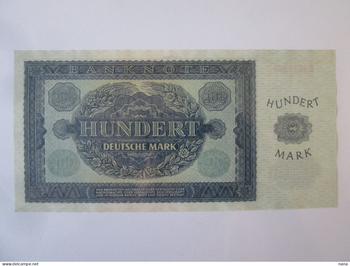 GDR/DDR-Germany Dem.Rep.100 Mark 1948 UNC Banknote See Pictures - 100 Mark