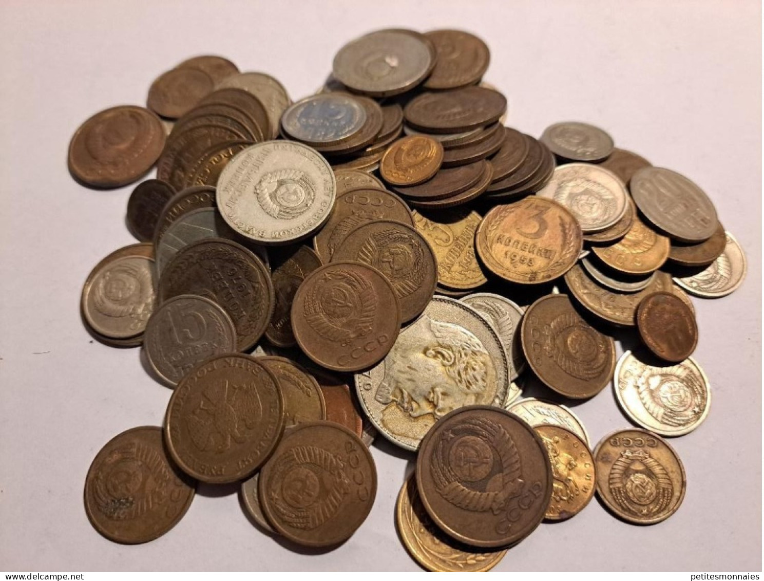 RUSSIE URSS Lot De 420 Grammes De  Monnaies   E - Kiloware - Münzen