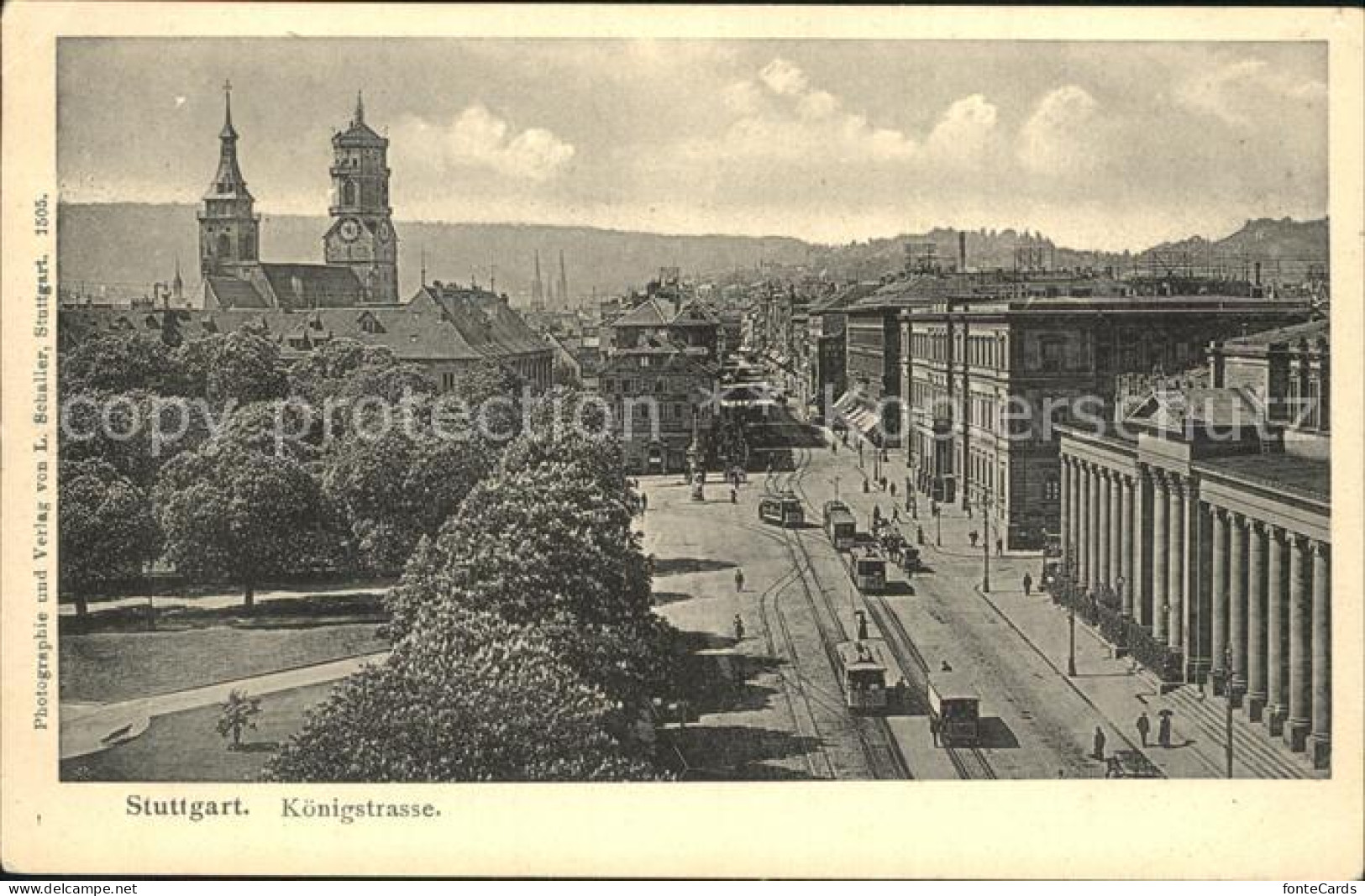 72303302 Strassenbahn Stuttgart Koenigstrasse   - Strassenbahnen