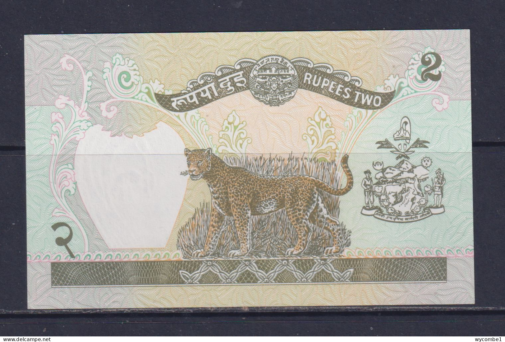 NEPAL  - 1995-2000 2 Rupees UNC/aUNC Banknote As Scans - Népal