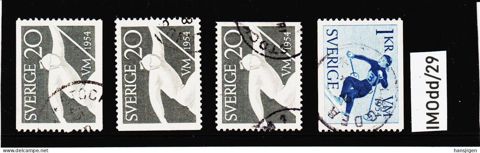 IMOdd/29 SCHWEDEN 1952  Michl 388/89 Used / Gestempelt SIEHE ABBILDUNG - Used Stamps