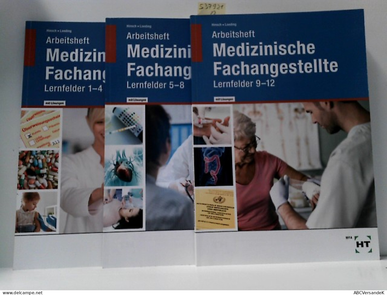 Konvolut: 3 X Arbeitsheft Mit Eingetragenen Lösungen Medizinische Fachangestellte: Lernfelder 1 - 4, 5 - 8, 9 - Santé & Médecine