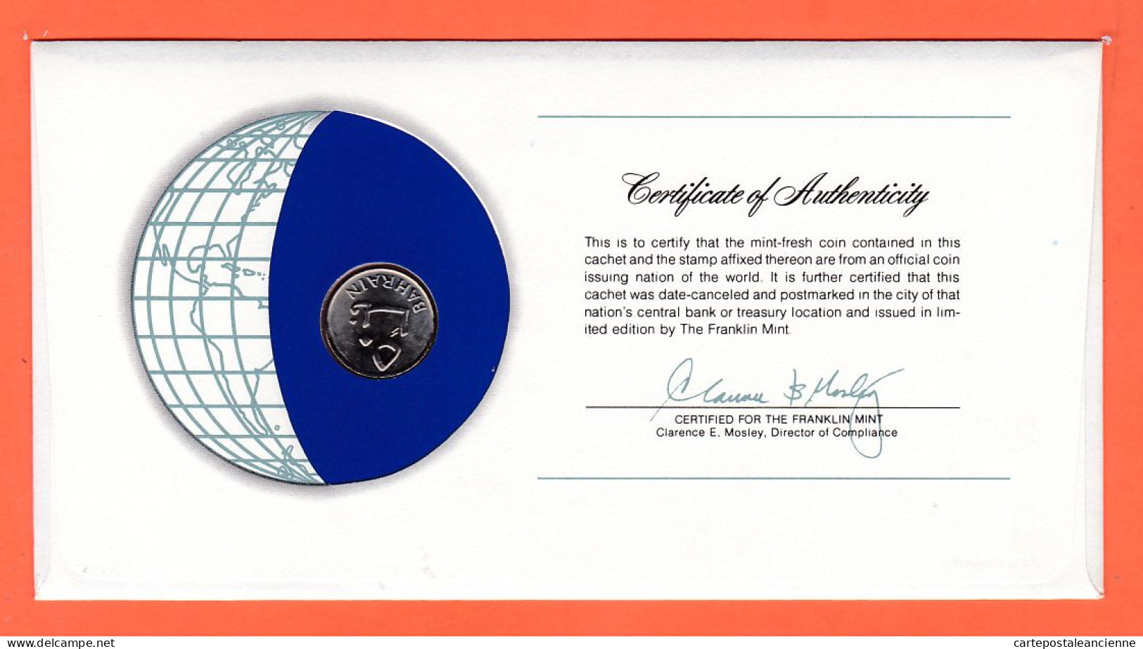 30437 / ⭐ BAHRAIN 50 FILS 1970 Bahreïn COINS NATIONS Limited Edition Enveloppe Numismatique Numisletter Numiscover - Bahrein