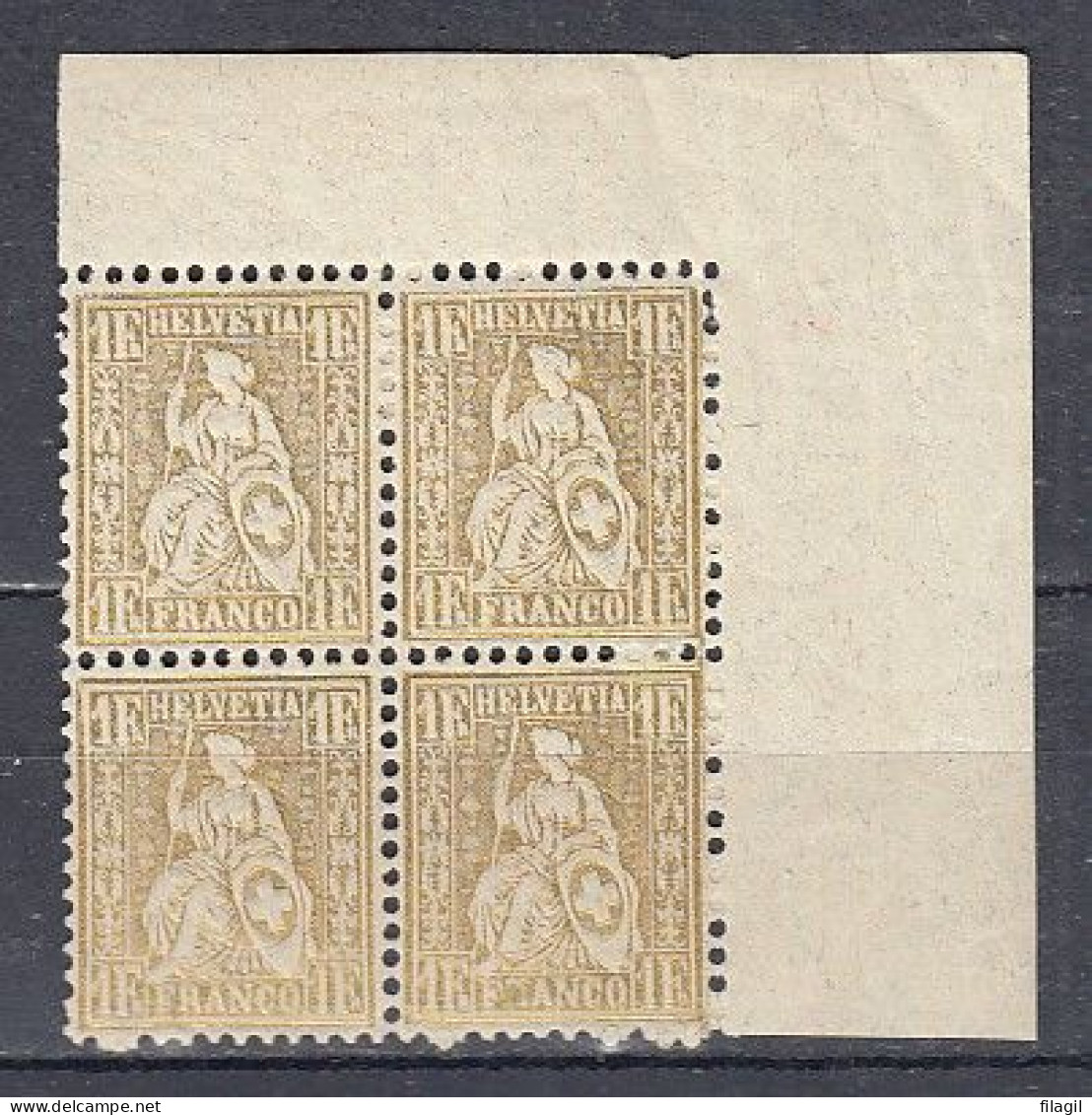 Nr 41 XX Postfris Blok Van 4 Cote 72,00 - Unused Stamps