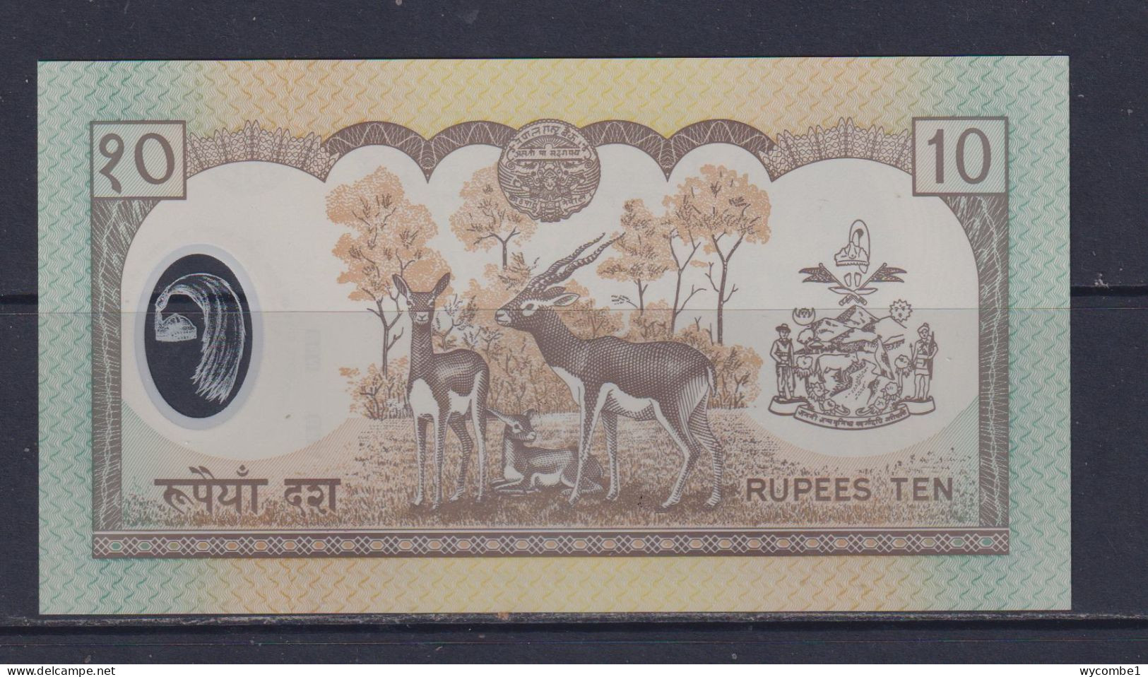 NEPAL  - 2002 10 Rupees UNC/aUNC Banknote As Scans - Nepal