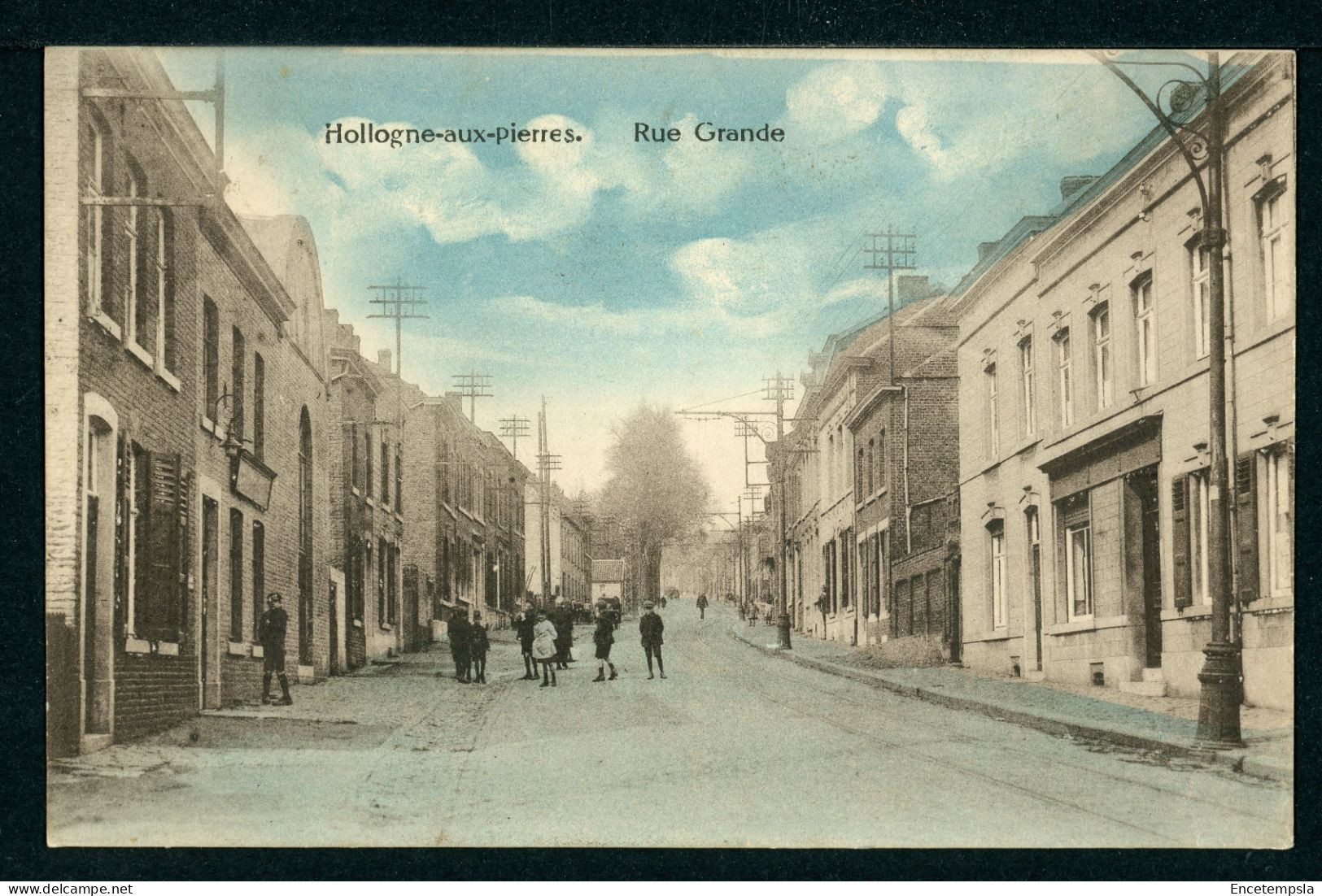 CPA - Carte Postale - Belgique - Hollogne Aux Pierres - Rue Grande (CP24192OK) - Grace-Hollogne