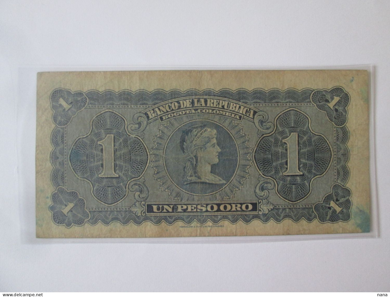 Colombia/Colombie 1 Peso Oro 1953 Banknote,see Pictures - Kolumbien