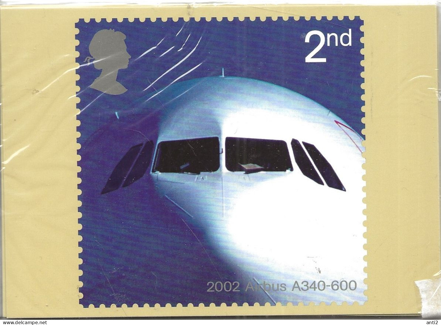 Great Britain  2002 Transportation (II): 50th Anniversary Of Jet Airliners, Mi 2012-2016 Unused  Maximum Cards No Stamps - Cartas Máxima