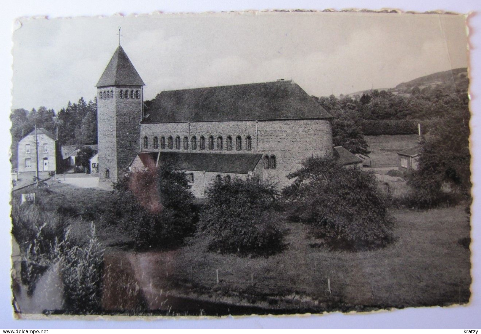 BELGIQUE - LUXEMBOURG - NASSOGNE - FORRIERES - La Nouvelle Eglise - 1958 - Nassogne