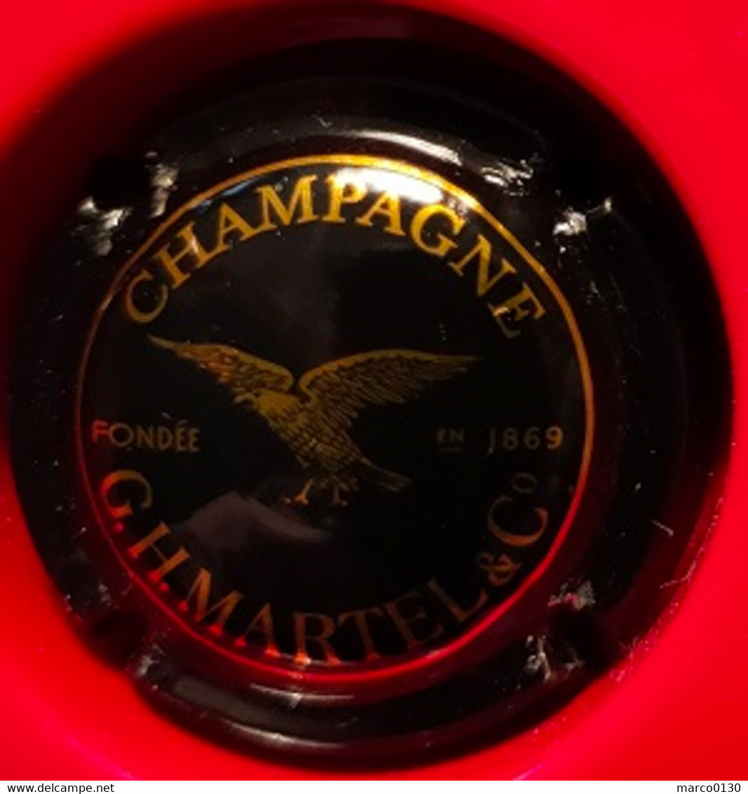 CAPSULE DE CHAMPAGNE MARTEL G.H. ET C° N° 26 - Martel GH