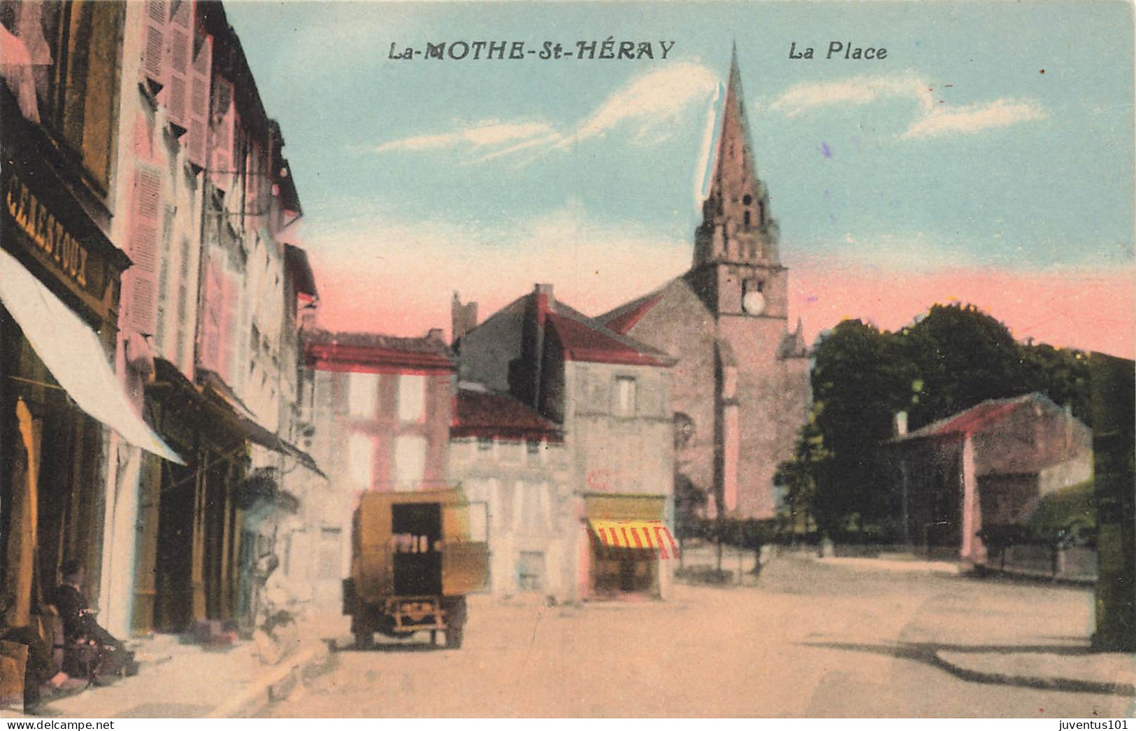 CPA La Mothe St-Héray-La Place-20   L2620 - La Mothe Saint Heray