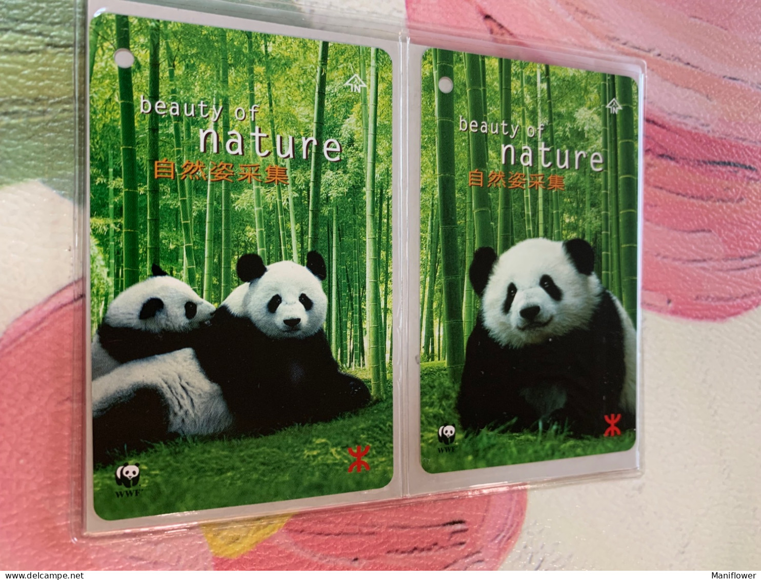 MTR Cards X 2 WWF Pandas Hong Kong - Lettres & Documents