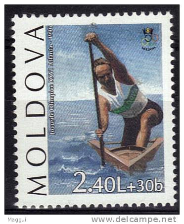 MOLDAVIE    N° 166  * *  ( Cote 5e ) Jo 1996  Canoe - Canoe