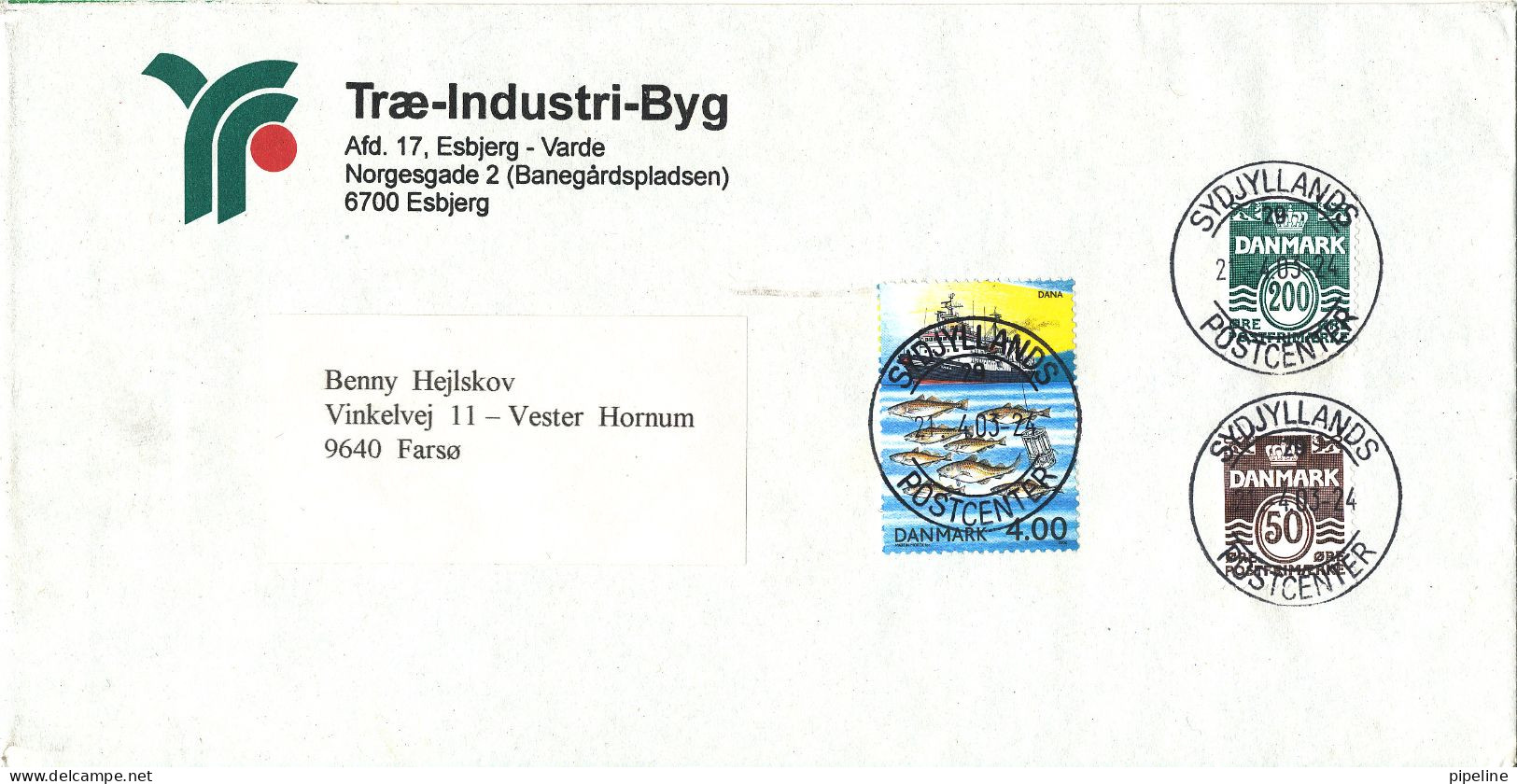 Denmark Cover 21-4-2003 Nice Franked And Superb Postmarks - Lettres & Documents