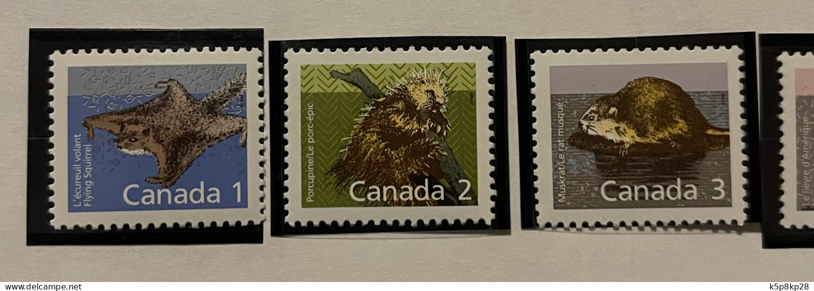 1987 Canada Stamps, Wild Definitives, 6 Value, MNH, VF - Unused Stamps