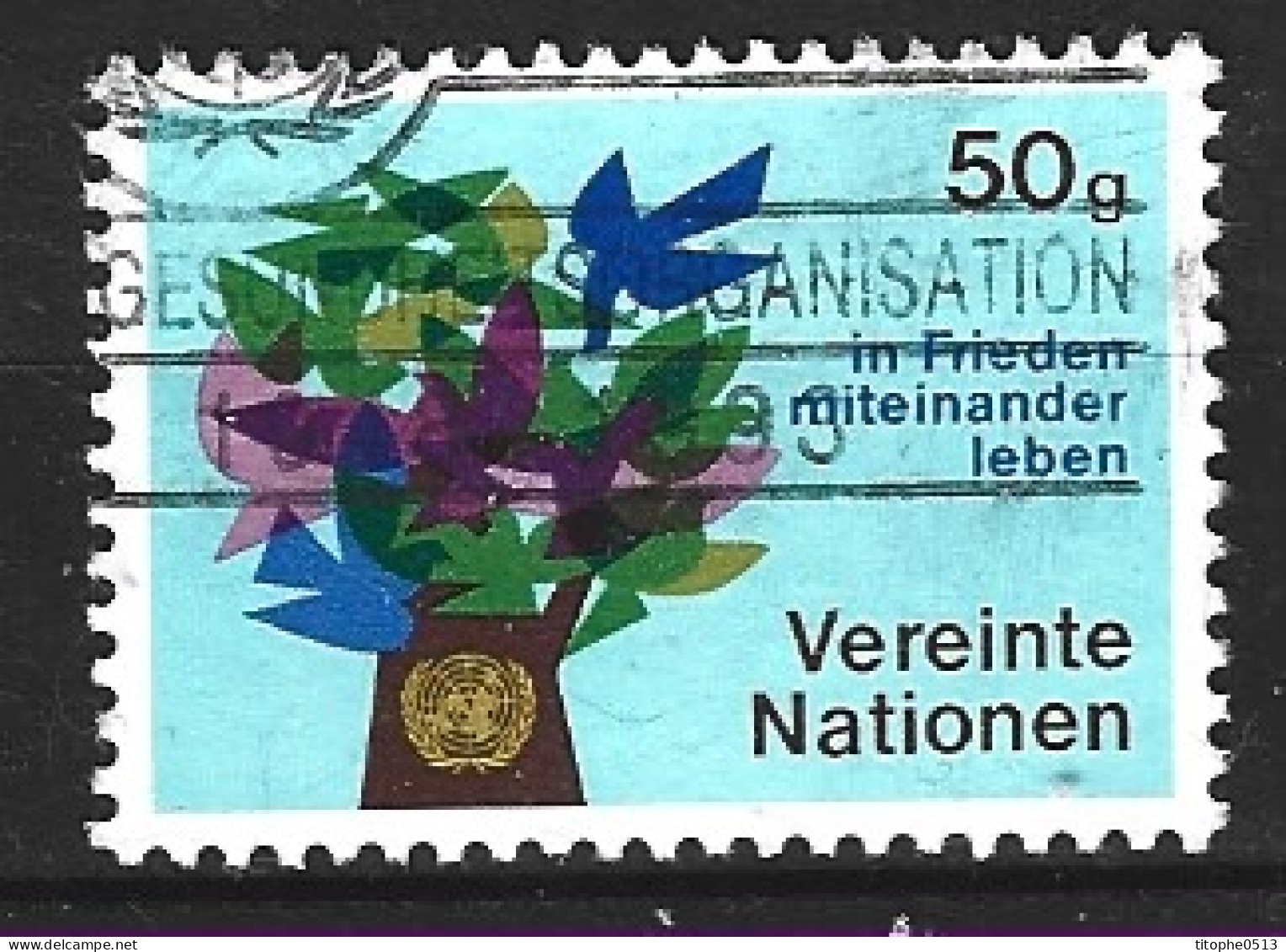 ONU VIENNE. N°1 De 1979 Oblitéré. Série Courante. - Used Stamps