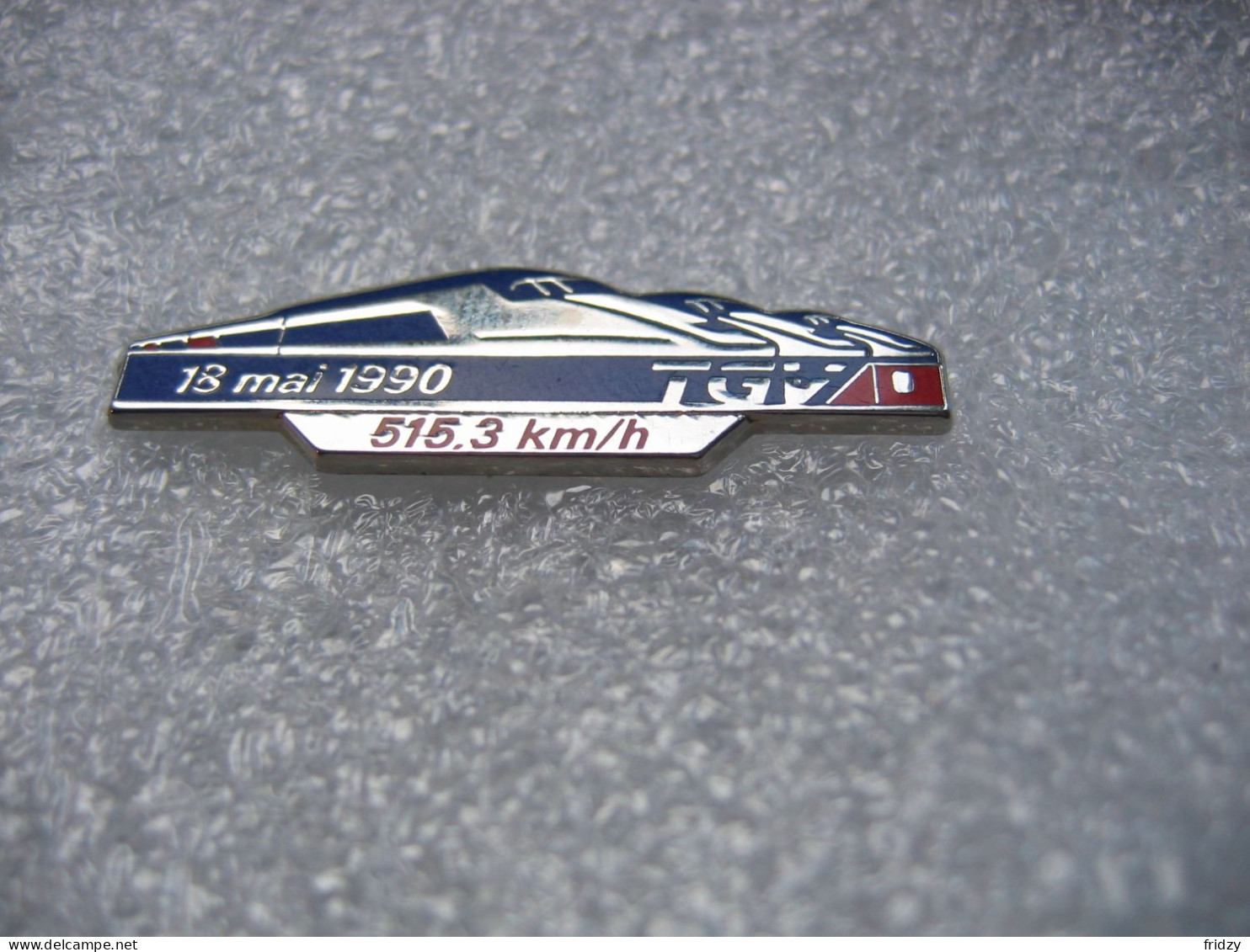 Pin's Du Record De Vitesse Du TGV à 515,3Km/h Le 18 Mai 1990 - TGV