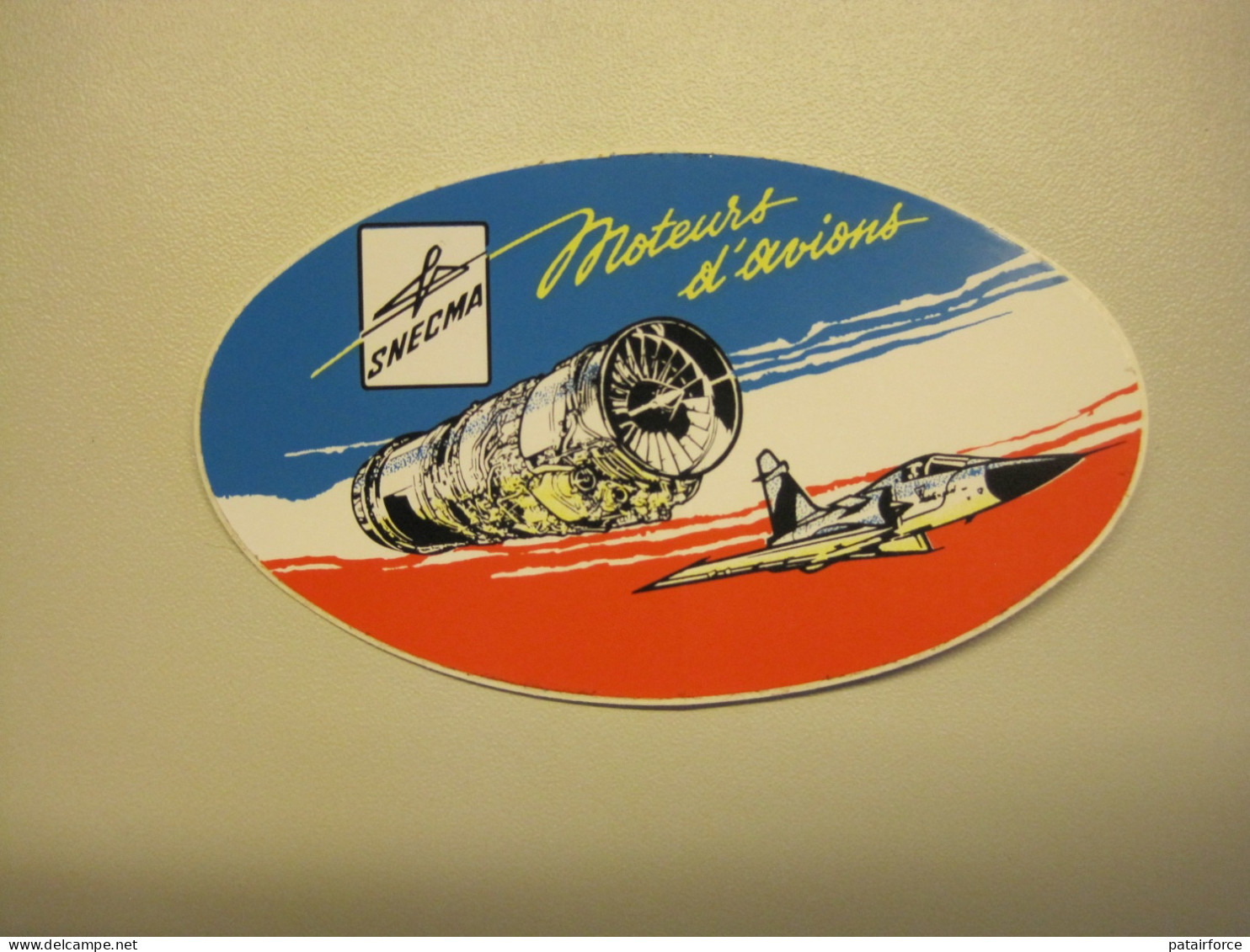 Sticker SNECMA Moteurs D Avion MIRAGE - Luchtvaart