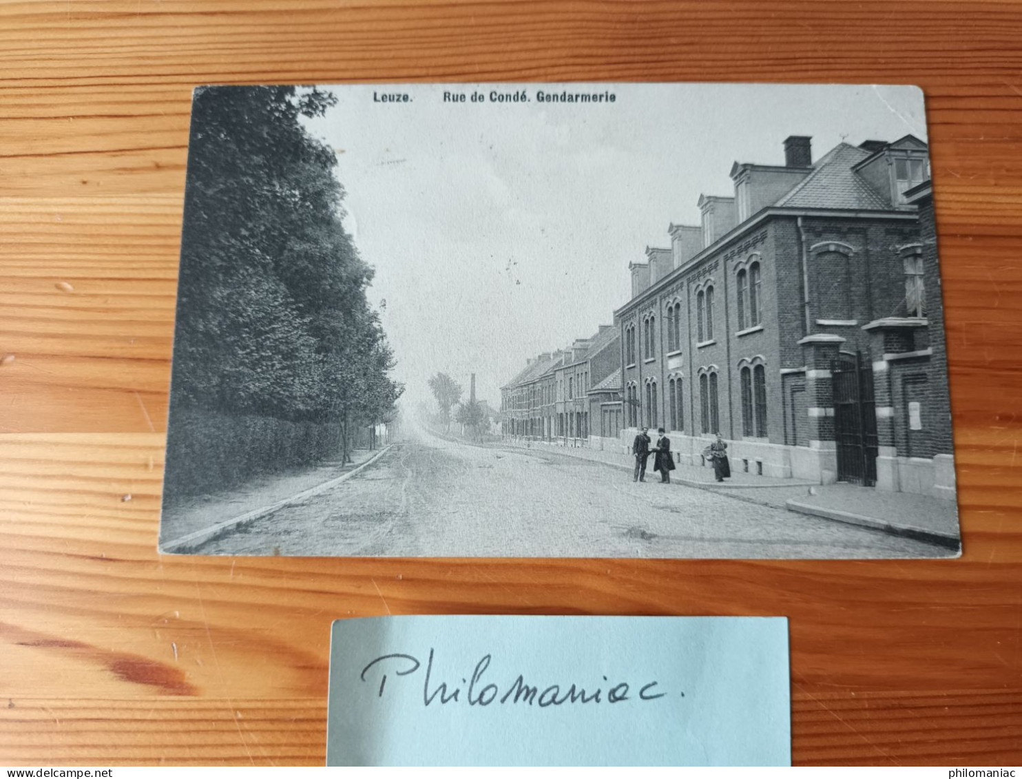 Leuze - Rue De Condé  - Caserne De Gendarmerie - Circulée 1909 - Animation - Leuze-en-Hainaut