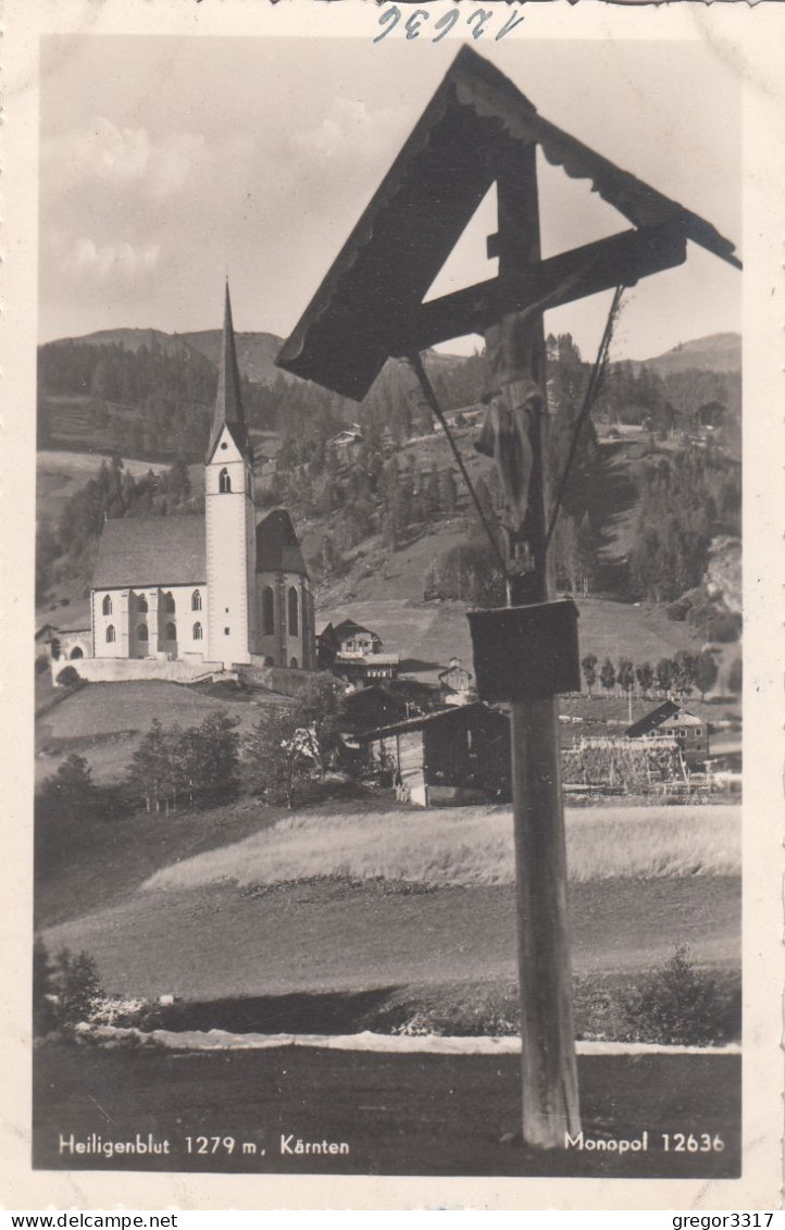 E3684) HEILIGENBLUT 1279m - Kärnten - KIRCHE U. Holzhaus - Tolle DETAILS ALT! - Heiligenblut