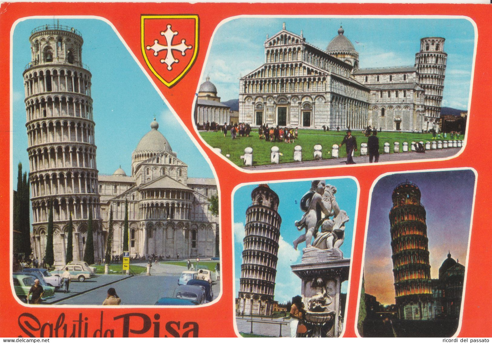 Cartolina Pisa - Saluti Con Vedutine - Pisa