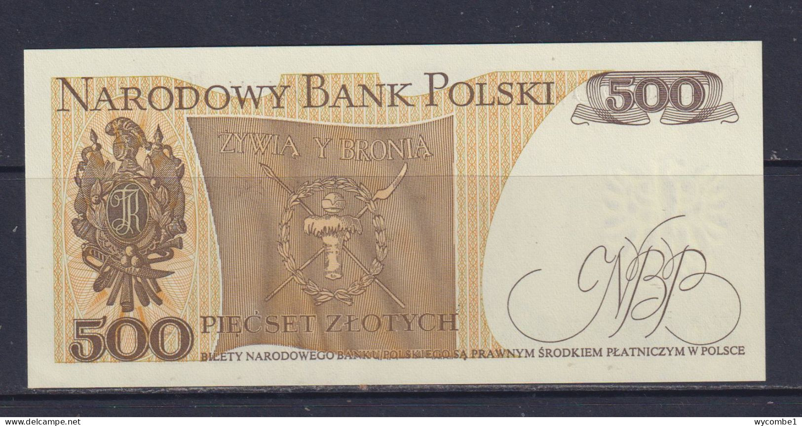 POLAND - 1982 500 Zloty UNC/aUNC Banknote - Pologne