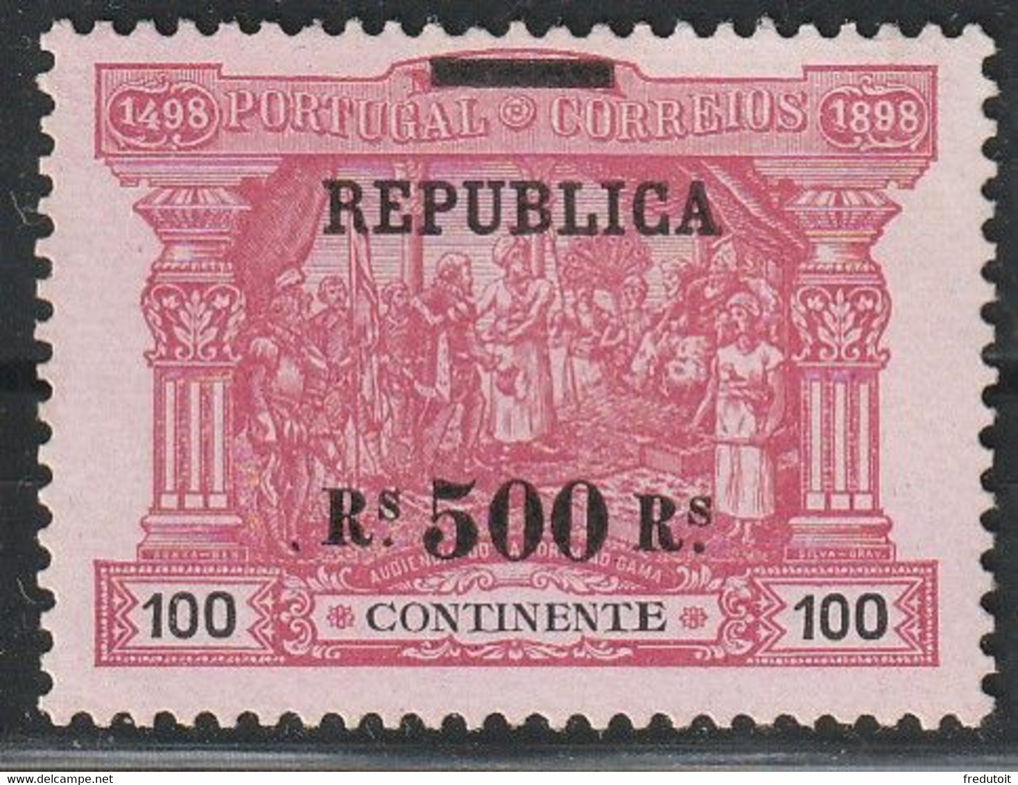 PORTUGAL  - N°194 Nsg (1910) Taxe Vasco De Gama Surchargé REPUBLICA. - Neufs