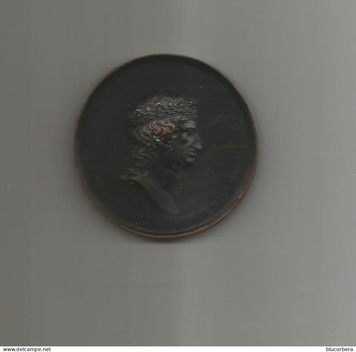 REGNO DUE SICILIE: FERDINANDO I 1825 MORTE ING. REGA DIAM. 57 MM - Royaux/De Noblesse