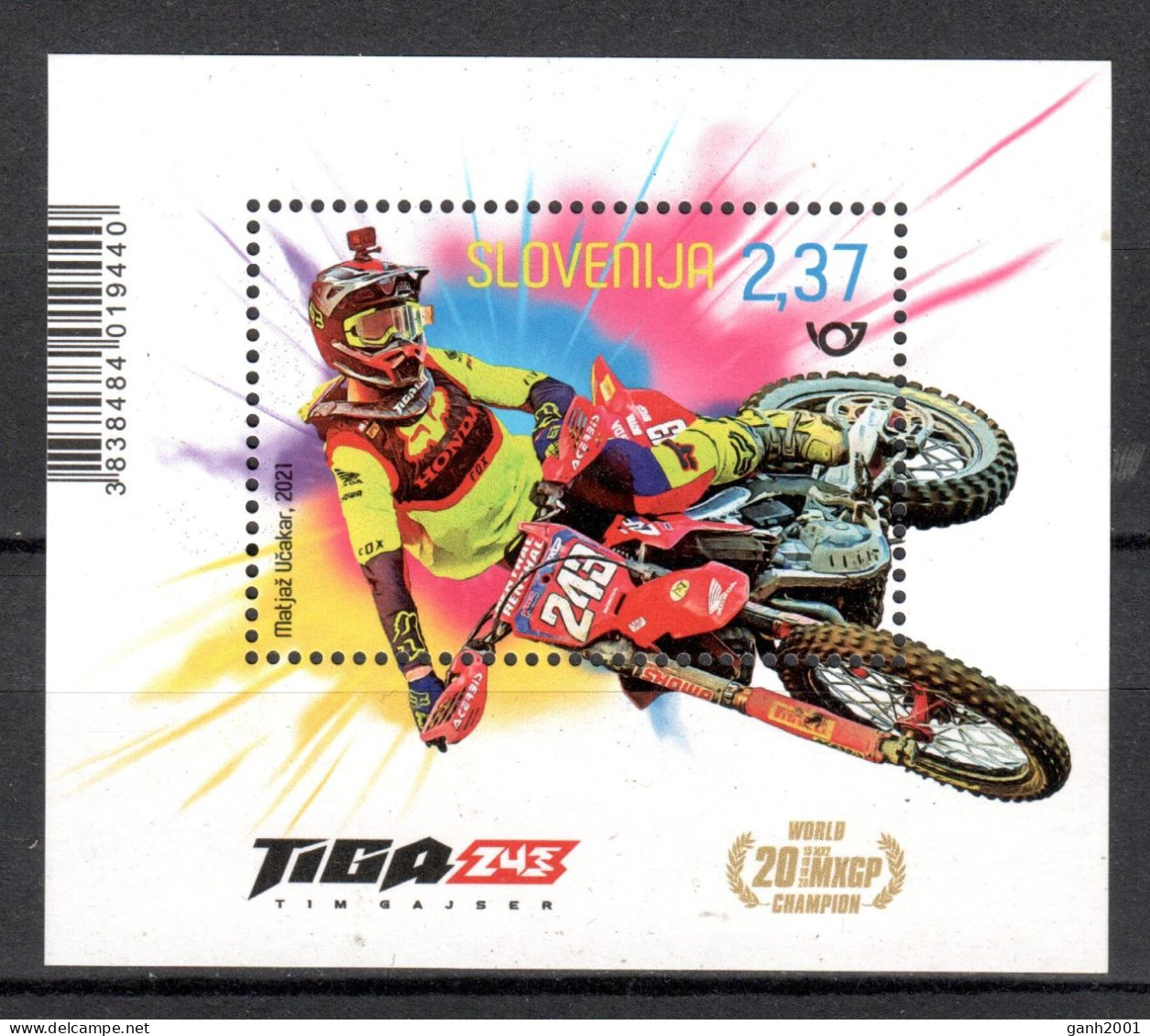 Slovenia 2021 Eslovenia / Motorbikes MNH Motos Motociclismo / Cu22027  31-13 - Motos