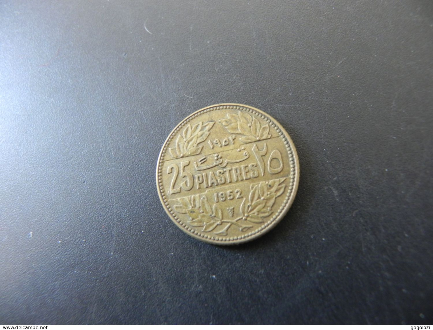 Liban 25 Piastres 1952 - Lebanon