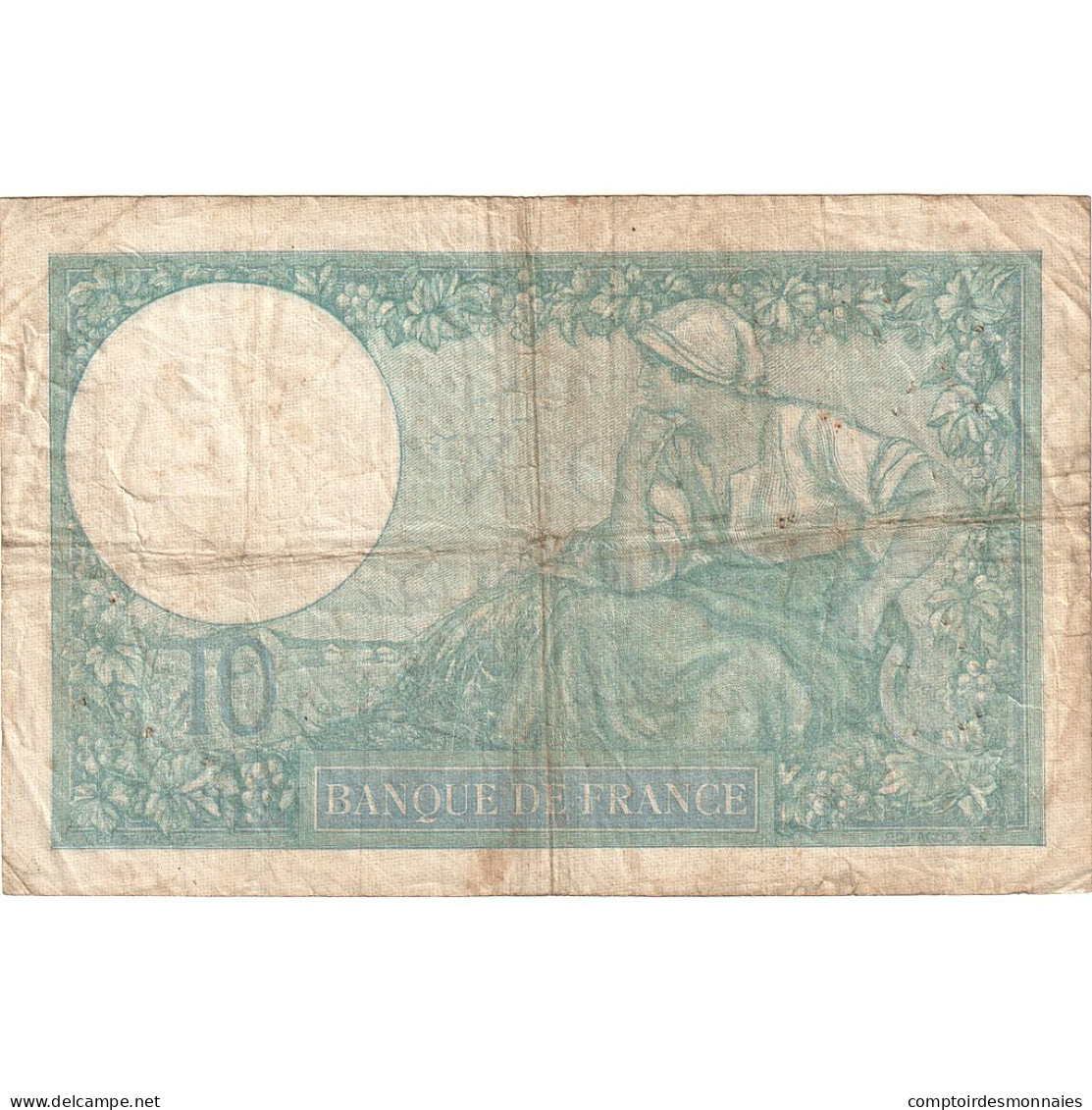 France, 10 Francs, Minerve, 1939, T.71190, TB, Fayette:07.06, KM:84 - 10 F 1916-1942 ''Minerve''