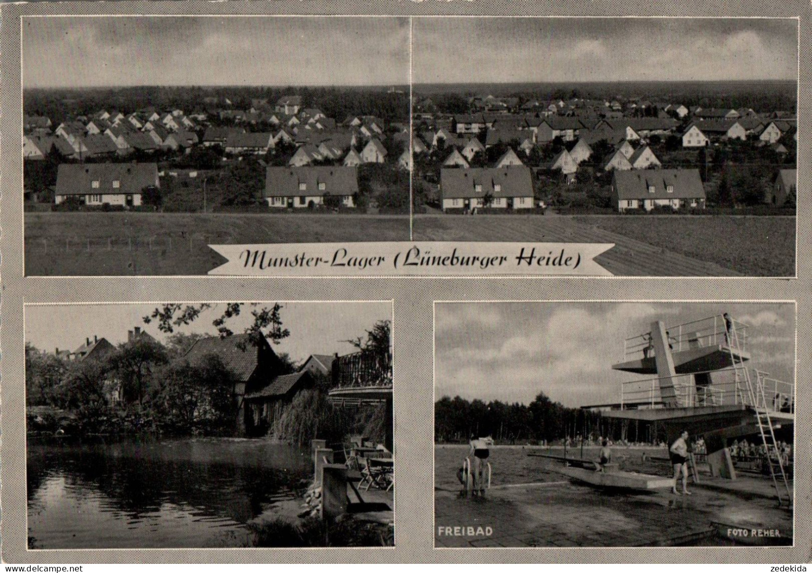 H0101 - TOP Munster - Lager - Freibad - Verlag Rud. Reher - Munster