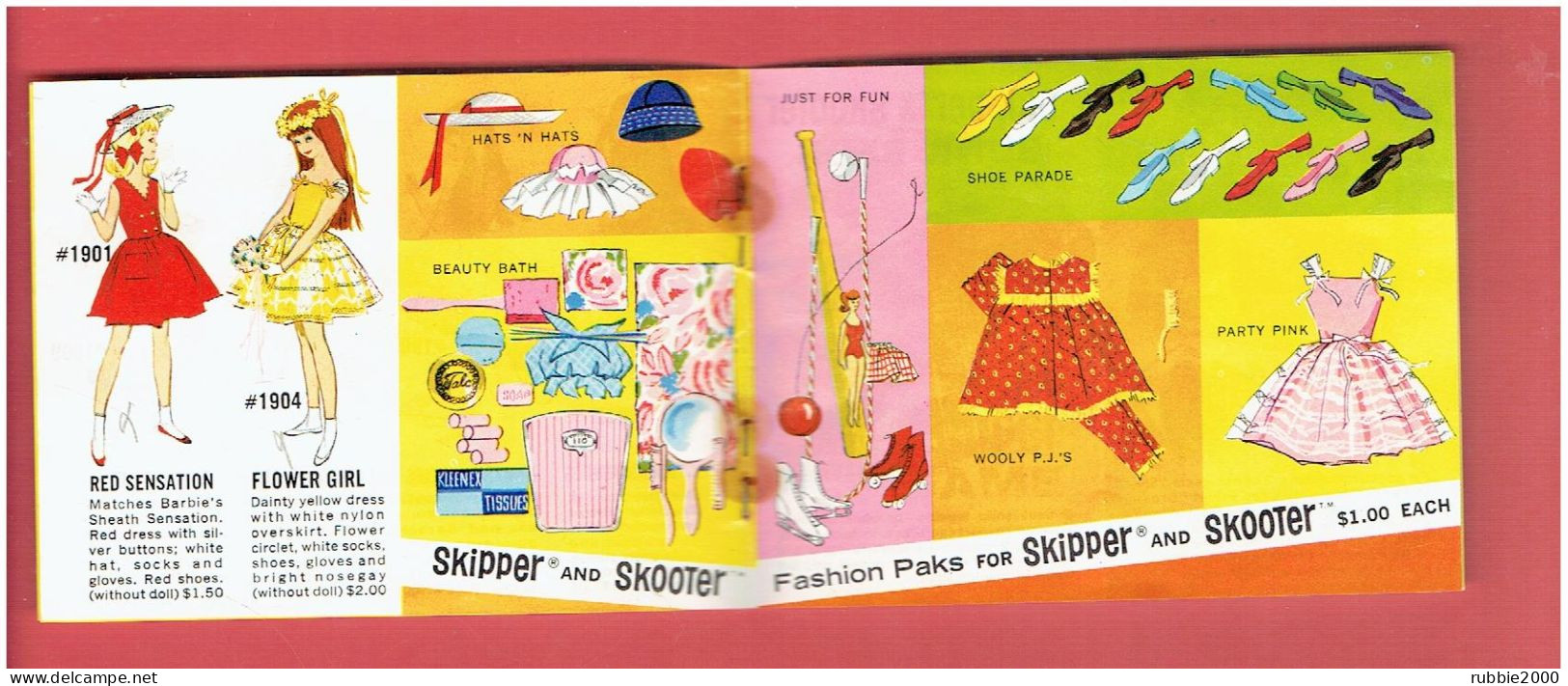 CATALOGUE AMERICAIN 1964 POUPEE BARBIE KEN SKIPPER MIDGE ALLAN SKOOTER RICKY MATTEL - Barbie