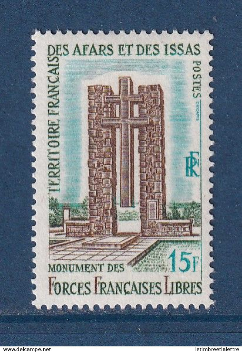 Afars Et Issas - YT N° 347 ** - Neuf Sans Charnière - 1969 - Neufs