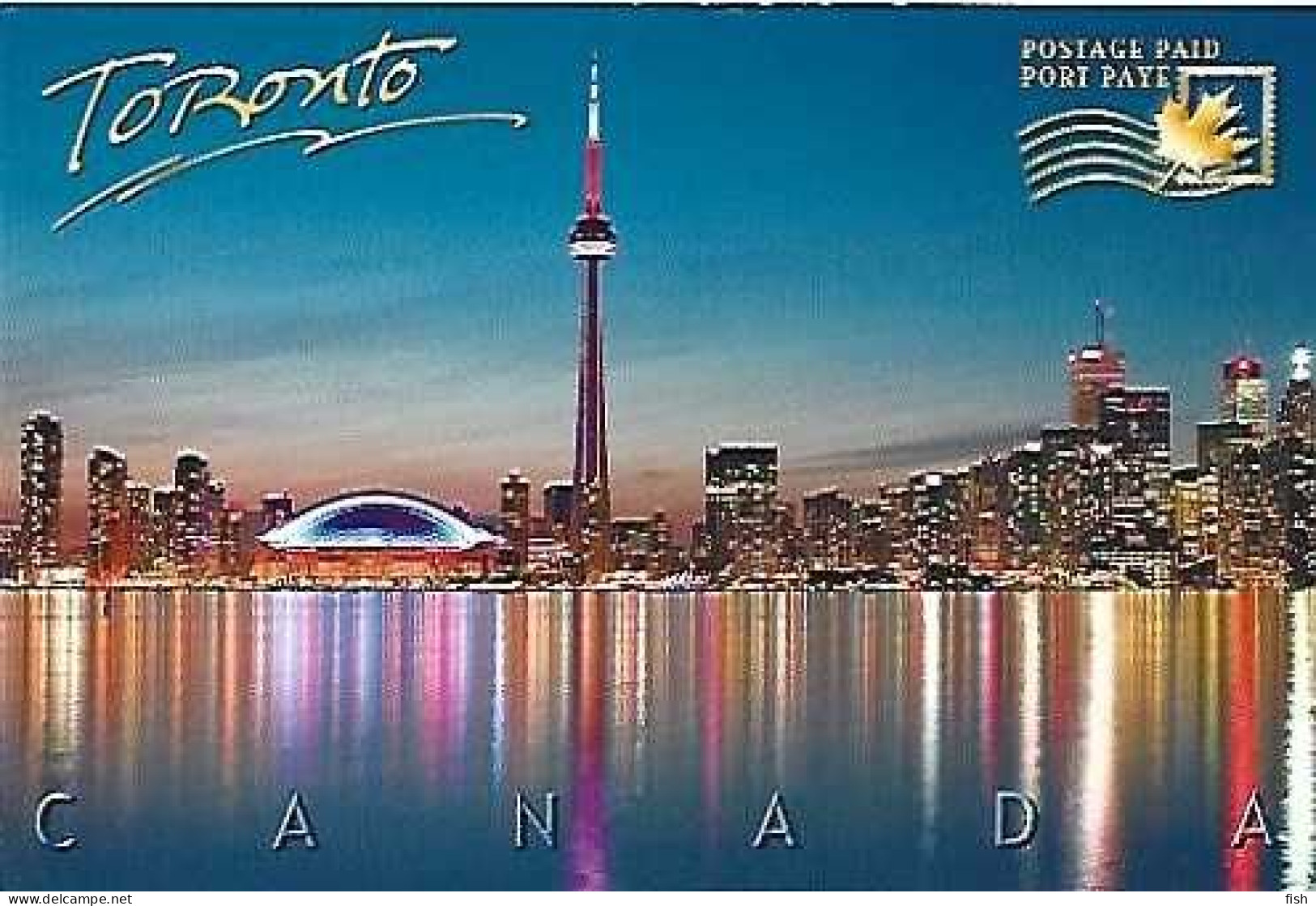Canada ** & Postage Paid, Toronto, Canada Natural Beauty Post Card Factory (768888) - Greetings From...