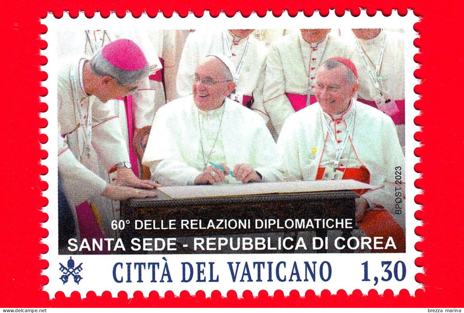 Nuovo - MNH - VATICANO - 2023 - 60 Anni Delle Relazioni Diplomatiche Tra La Santa Sede E La Repubblica Di Corea – 1.30 - Neufs