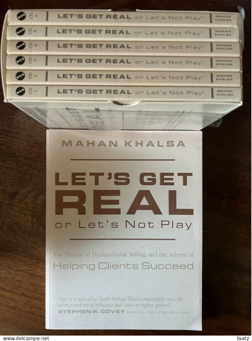 Formation Ventes - Lets Get Real - Helping Clients Succeed (Mahan Khalsa - FranklinCovey), Livre + 6CDs (7 Hrs Audio) - Negocios / Contabilidad