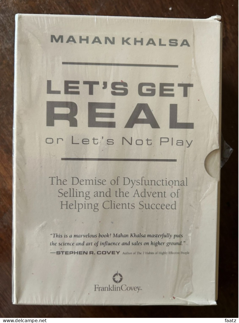 Formation Ventes - Lets Get Real - Helping Clients Succeed (Mahan Khalsa - FranklinCovey), Livre + 6CDs (7 Hrs Audio) - Negocios / Contabilidad